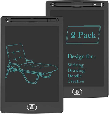 Jeevan jyoti agency Digital Lcd Slate for Kids Educational Toys Painting Smart board(Pack of 2)(Multicolor)