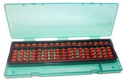 GR Trend Abacus Math Learning Tool for Kids ( 17 Rods ) With Box(Brown)