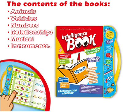 BloomiFy Intelligence Sound Learning Book for kids Fun Educational Toys(Multicolor)