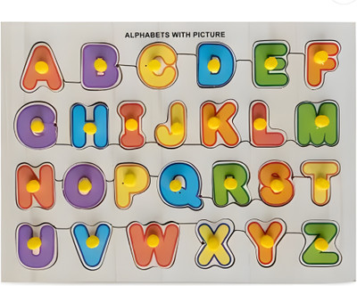 GAMLOID Best Price 3D Digital Alphabet Puzzle Board Educational brain tester Toy Gift(Multicolor)