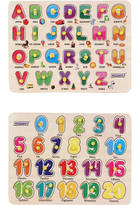 woodzania First Learning Kit l Alphabets and Numbers l Excellent Educational Kit(Multicolor)