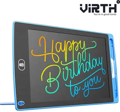 Virth 12 Inch Re-Writable LCD Writing Tablet Educational Learning Tool Kids & Adults(Multicolor)