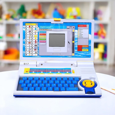 SNM97 Educational English Learner Laptop with Mouse for Kids 20 Activity Games toy_125(Multicolor)