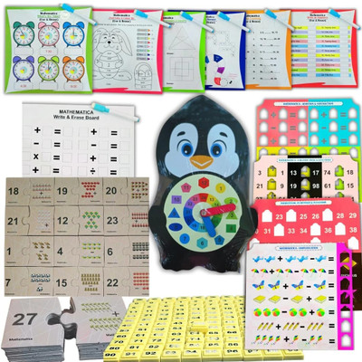 Toyjos Numeropedia – Montessori STEM Play & Learn Math Kit | 15 Experiential Activities(Multicolor)