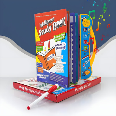 GAMLOID Low Price Intelligence Book English Letters & Words Learning Educational Toys(Multicolor)