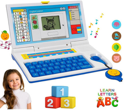 Latify Educational Laptop for Kids with 20 Fun Computer Activity Learning Toy(Blue)