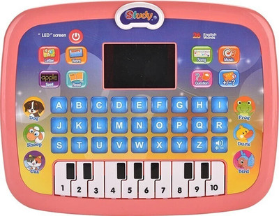 AEXONIZ TOYS Tablet /Laptop/Notebook/Computer Toy for Kids ABC and 123 Learning Toy for Kids(Multicolor)