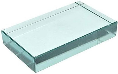 Sparsh Hacks Rectangular Glass Slab/Block, 75mm x 50mm x 18mm Solid Prism