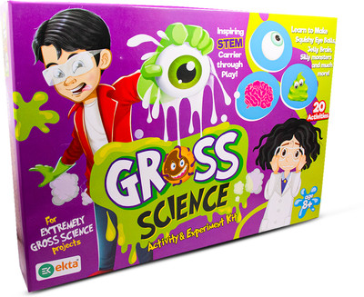 Ekta Gross Science STEM Activity Kit with 20 Science Experiments Kit for Kids(Multicolor)