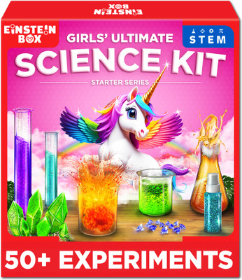 Einstein Box Ultimate Girls' Science Starter Kit for Girls 6-15 Year Olds |(Multicolor)