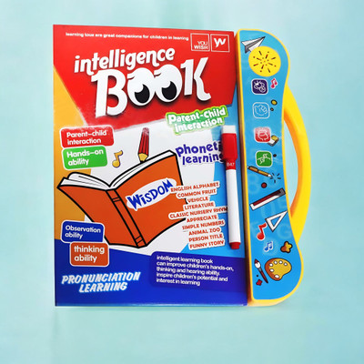 SNM97 Intelligence Book for Kids–Touch & English Letters & Words Learning toys B_44(Multicolor)