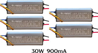 ASTER LITE 30W LED Driver 900mA For Street Light and Flood Light (Pack of 5) LED Driver