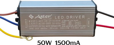 ASTER LITE 50W LED Driver For Street Light and Flood Light 1500mA LED Driver