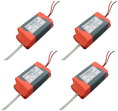 TB Technobeam 12W BIS Certified Isolated Led Driver 36V-300 mA With Red & Black Wire Pack of 4 LED Driver