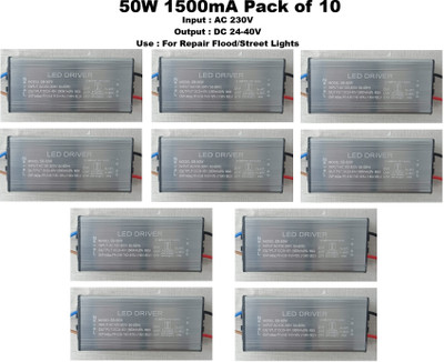 Ansh Enterprise 50W-1500mA LED Driver Pack of 10 LED Driver