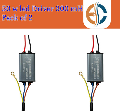 Electronics Crafts led driver PACK OF 2 50Watts, 300mA, LED Flood Light Driver LED Driver