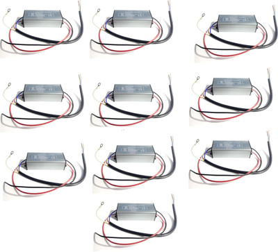 DHRUV-PRO 10-Pcs 50w 1500mA Driver for Street Light & Flood Light 1500mA Water proof LED Driver