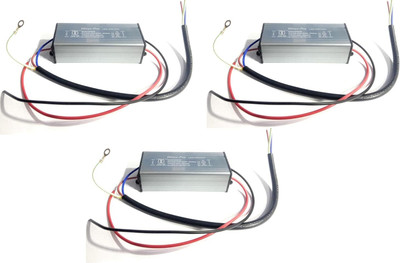DHRUV-PRO 3-Pc 50w 1500mA Driver for Street Light & Flood Light 1500mA Water Resistant LED Driver