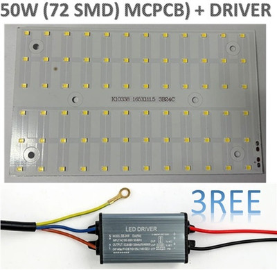 3REE 72 LED 50W MCPCB WITH 300MAH, 50W LED DRIVER01 LED Driver