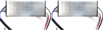 DHRUV-PRO 2-Pc 50w 1500mA Driver for Street Light & Flood Light 1500mA Water Resistant LED Driver