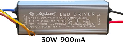 ASTER LITE 30W LED Driver 900mA For Street Light and Flood Light LED Driver
