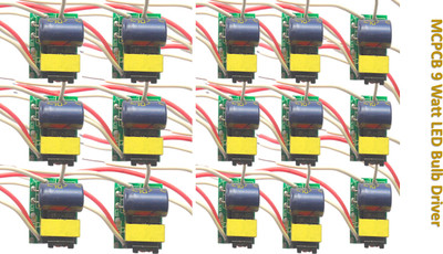 AVISRI MCPCB 9 Watt LED Bulb Driver (15 Units) LED Driver
