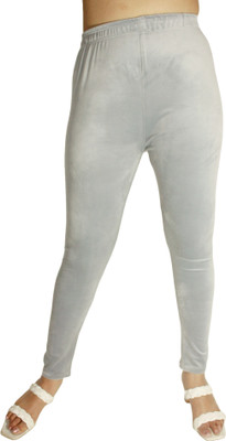 HM HUBB Ankle Length Winter Wear Legging(Grey, Solid)