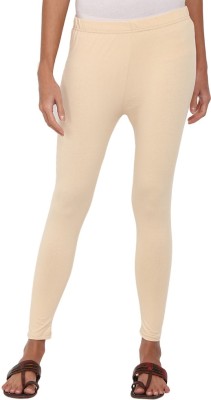 V-MART Ankle Length Ethnic Wear Legging(Beige, Solid)