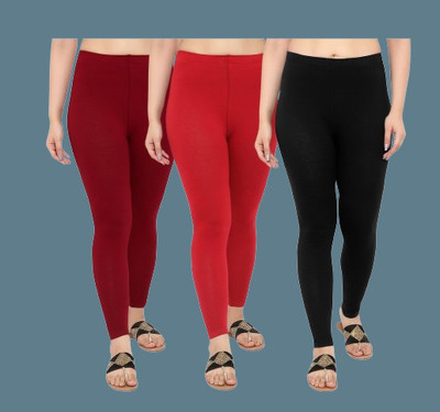 NGT Ankle Length Western Wear Legging(Multicolor, Solid)