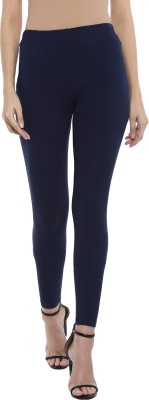 Frenchtrendz Ankle Length  Western Wear Legging(Dark Blue, Solid)