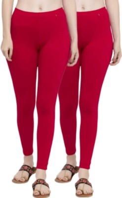 VESTMENT Ankle Length Western Wear Legging(Red, Black, Maroon, Yellow, White, Solid)