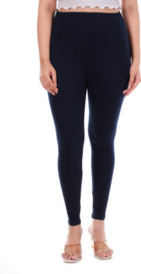 TANPRI Ankle Length  Ethnic Wear Legging(Blue, Solid)