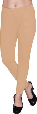 WEAR AND WOW Ankle Length Western Wear Legging(Gold, Solid)