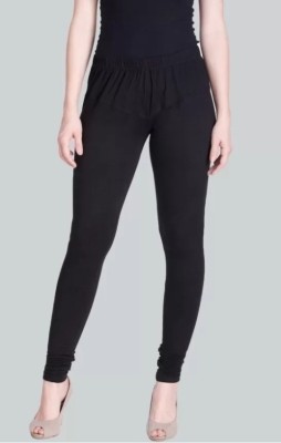 KABERI Churidar  Western Wear Legging(Black, Solid)