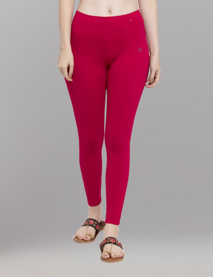 Style Access Ankle Length Ethnic Wear Legging(Pink, Solid)