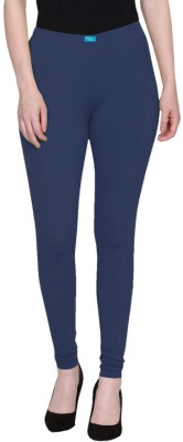 daily daily Churidar  Western Wear Legging(Blue, Solid)