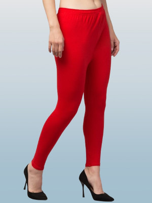 RIIPO Western Wear Legging(Red, Solid)