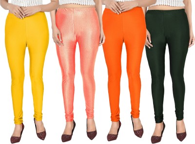 Phase of Trend Churidar Length Western Wear Legging(Multicolor, Solid)