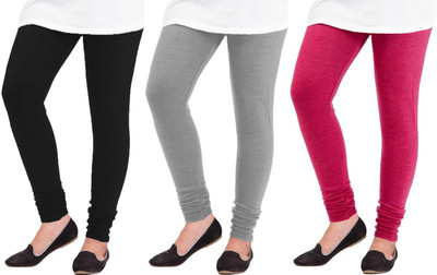 D'CLOTHZ Ankle Length  Winter Wear Legging(Black, Grey, Pink, Solid)