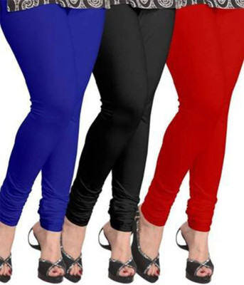 K M R GARMENTS Footed  Ethnic Wear Legging(Multicolor, Solid)