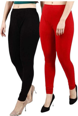 PR PINK ROYAL Churidar  Western Wear Legging(Multicolor, Solid)