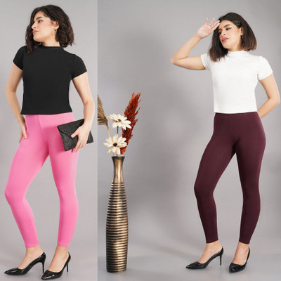 Shsuvia Ankle Length Western Wear Legging(Multicolor, Solid)