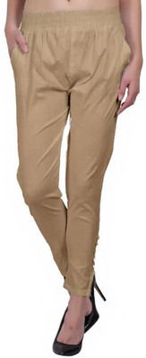 Anything Ankle Length  Western Wear Legging(Brown, Solid)