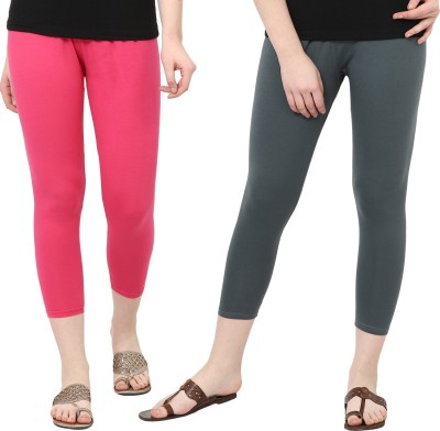 NGT Ankle Length  Ethnic Wear Legging(Pink, Grey, Solid)