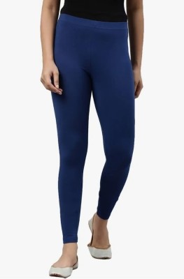 assam Churidar  Western Wear Legging(Blue, Solid)