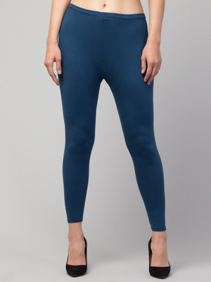 sbnoor Western Wear Legging(Blue, Solid)
