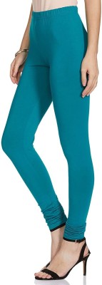 daily daily Churidar  Western Wear Legging(Blue, Solid)