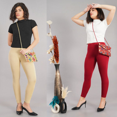 Shsuvia Ankle Length Western Wear Legging(Multicolor, Solid)