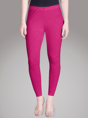 BEING WANTED Ankle Length Western Wear Legging(Pink, Solid)