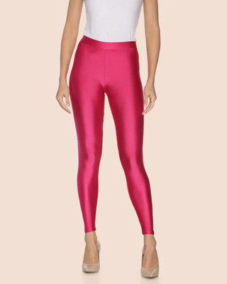 Orange65 Ankle Length  Western Wear Legging(Red, Solid)